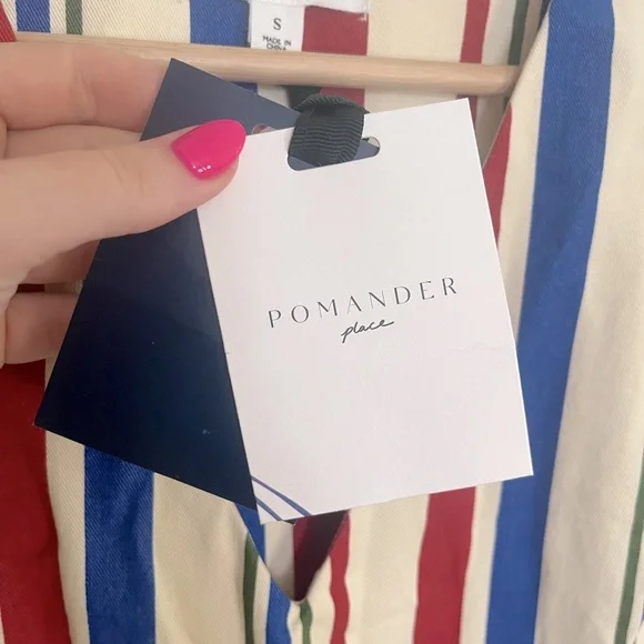 NWT Pomander Place American Striped Kira Mini Dress - Picture 5 of 12